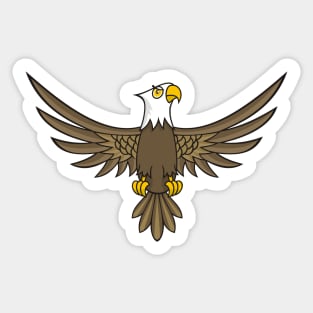 Eagle Cartoon Sticker